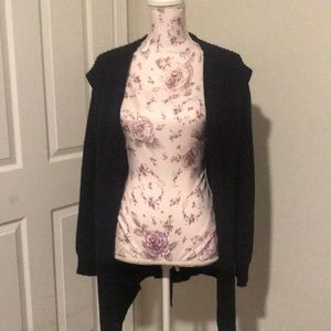 Cute oversized open front sweater